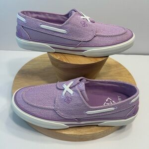 Sperry Top Sider Size 6.5 Women's Lavender Low Lace Fashion Boat Shoes STS55881